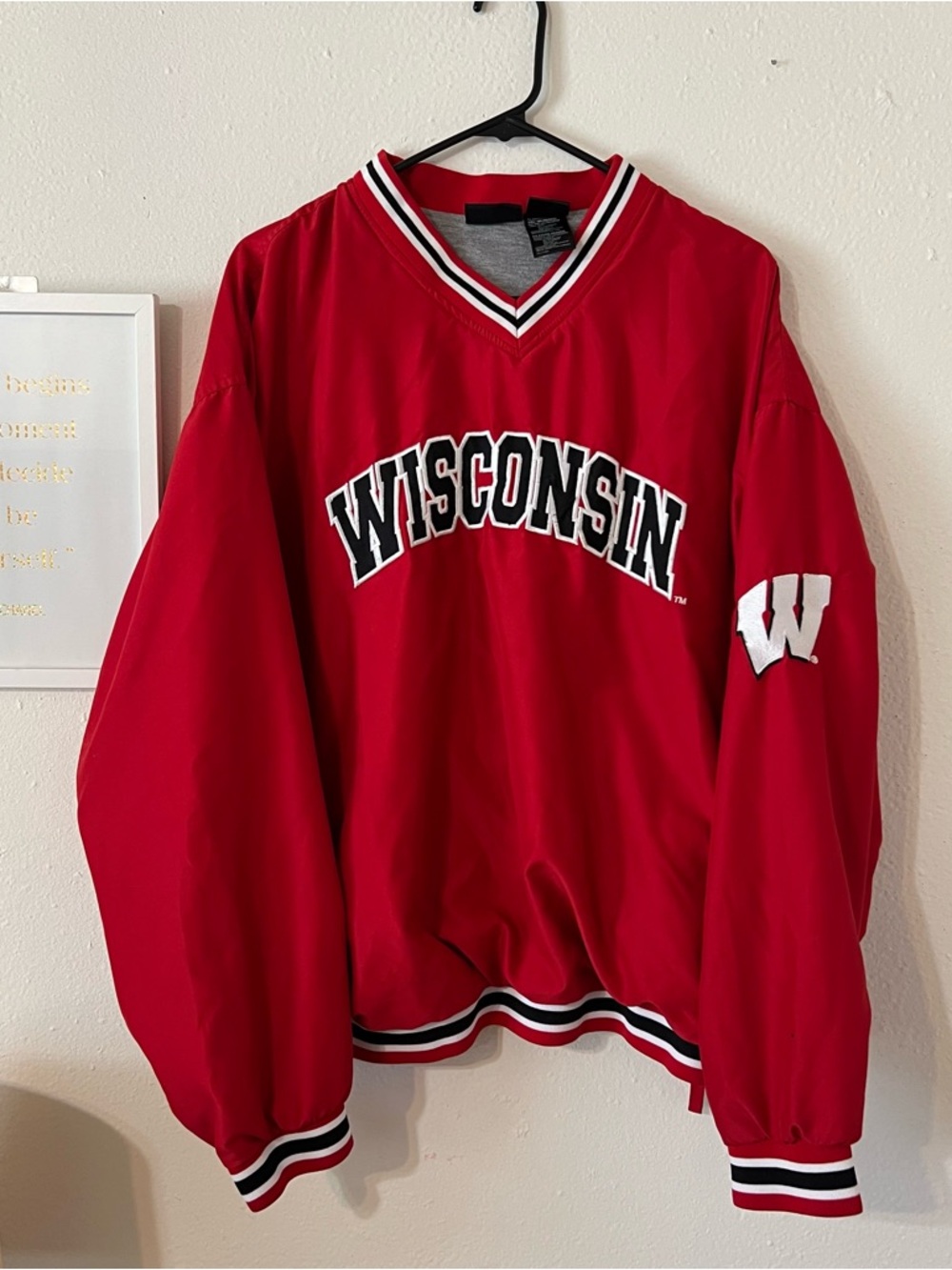 Vintage Wisconsin varsity jacket